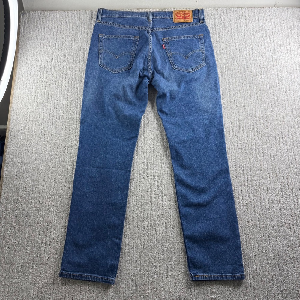 Levis 511 Slim Stretch Mens Jeans Blue Denim 34x30 04511-5431 - Picture 2 of 5